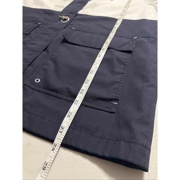 Mackintosh Women's Black Cream Colorblock Toggle Lined Windbreaker Jacket Large - Picture 5 of 7